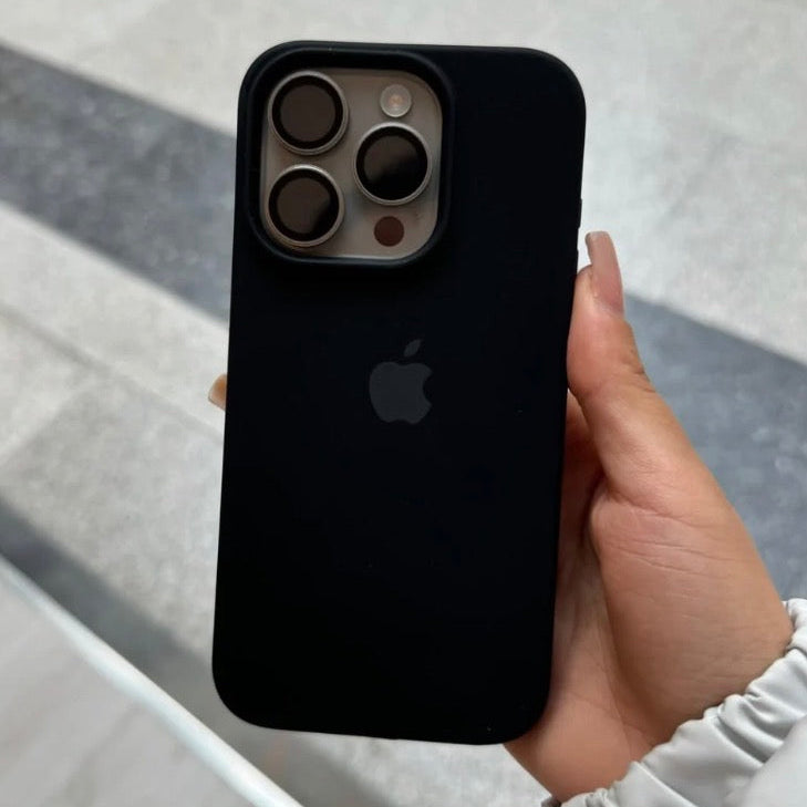 Iphone Black Silicone Case