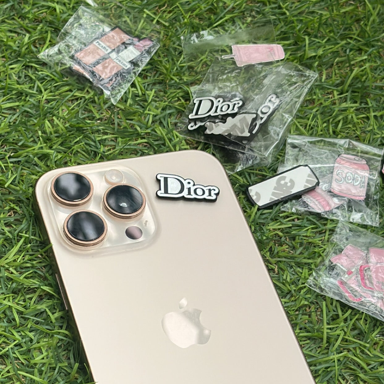 Mini Branded Metal Sticker | Premium Luxury Logo