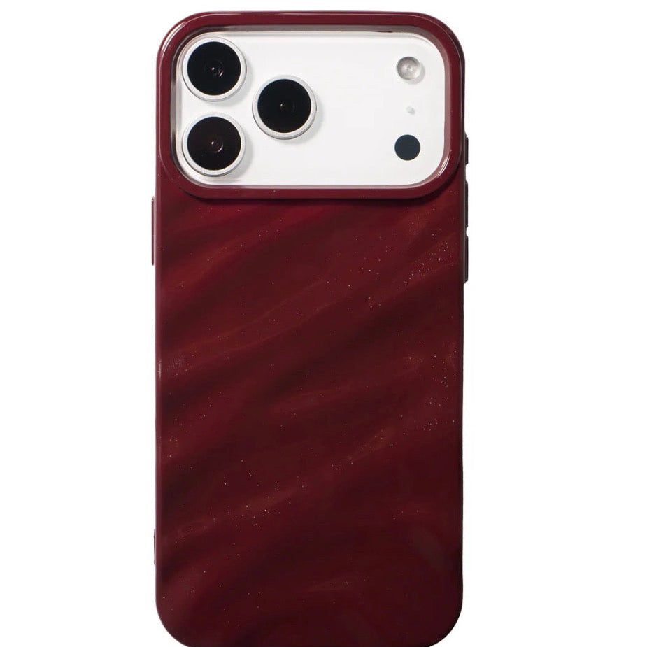 Glossy maroon case