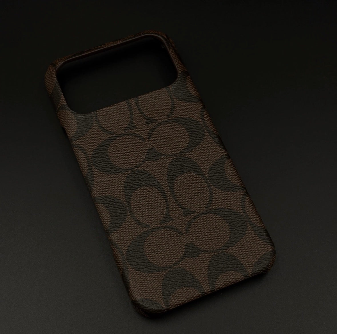 Premium iphone brown case