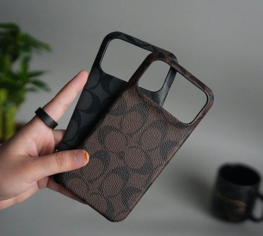 Premium iphone brown case