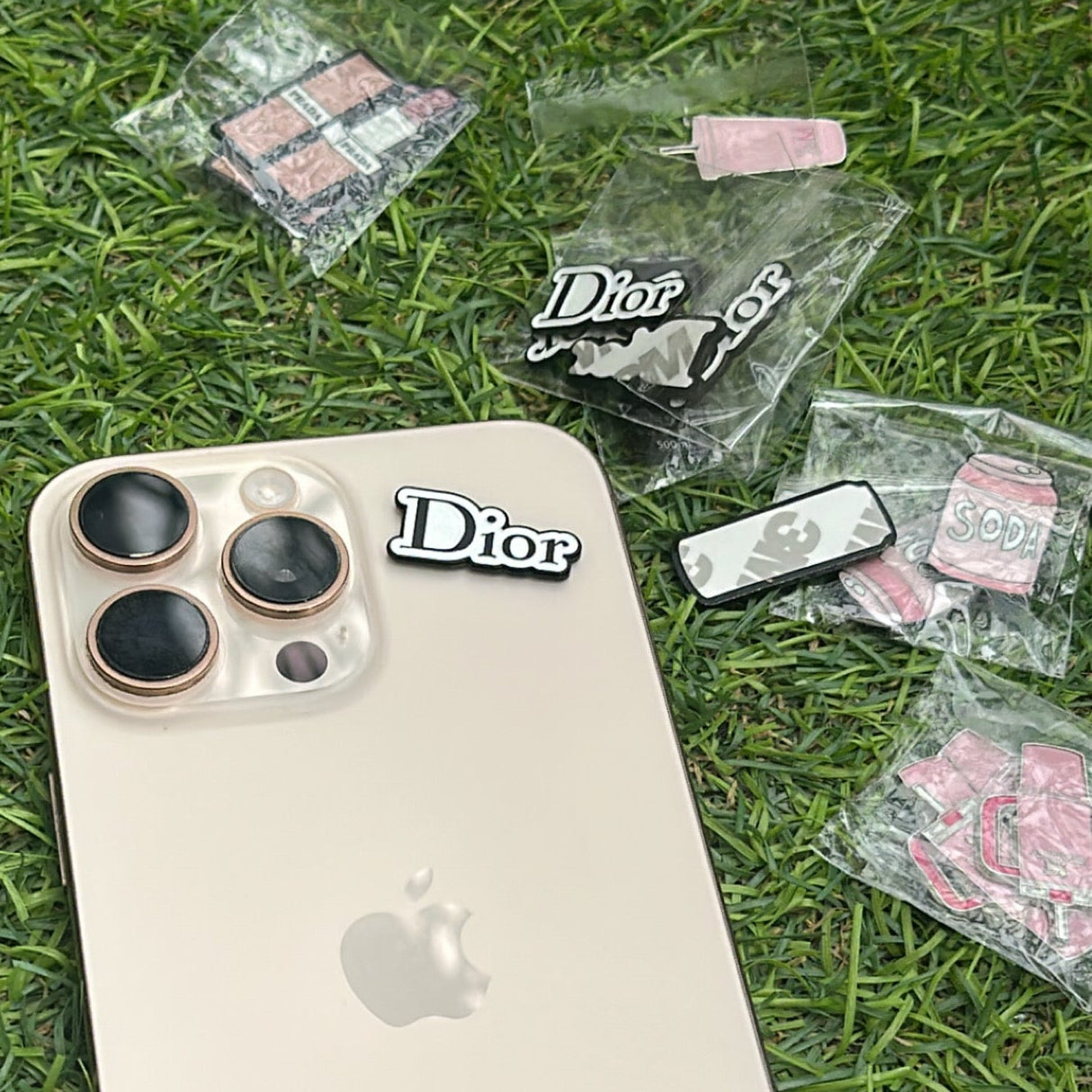 Mini Branded Metal Sticker | Premium Luxury Logo