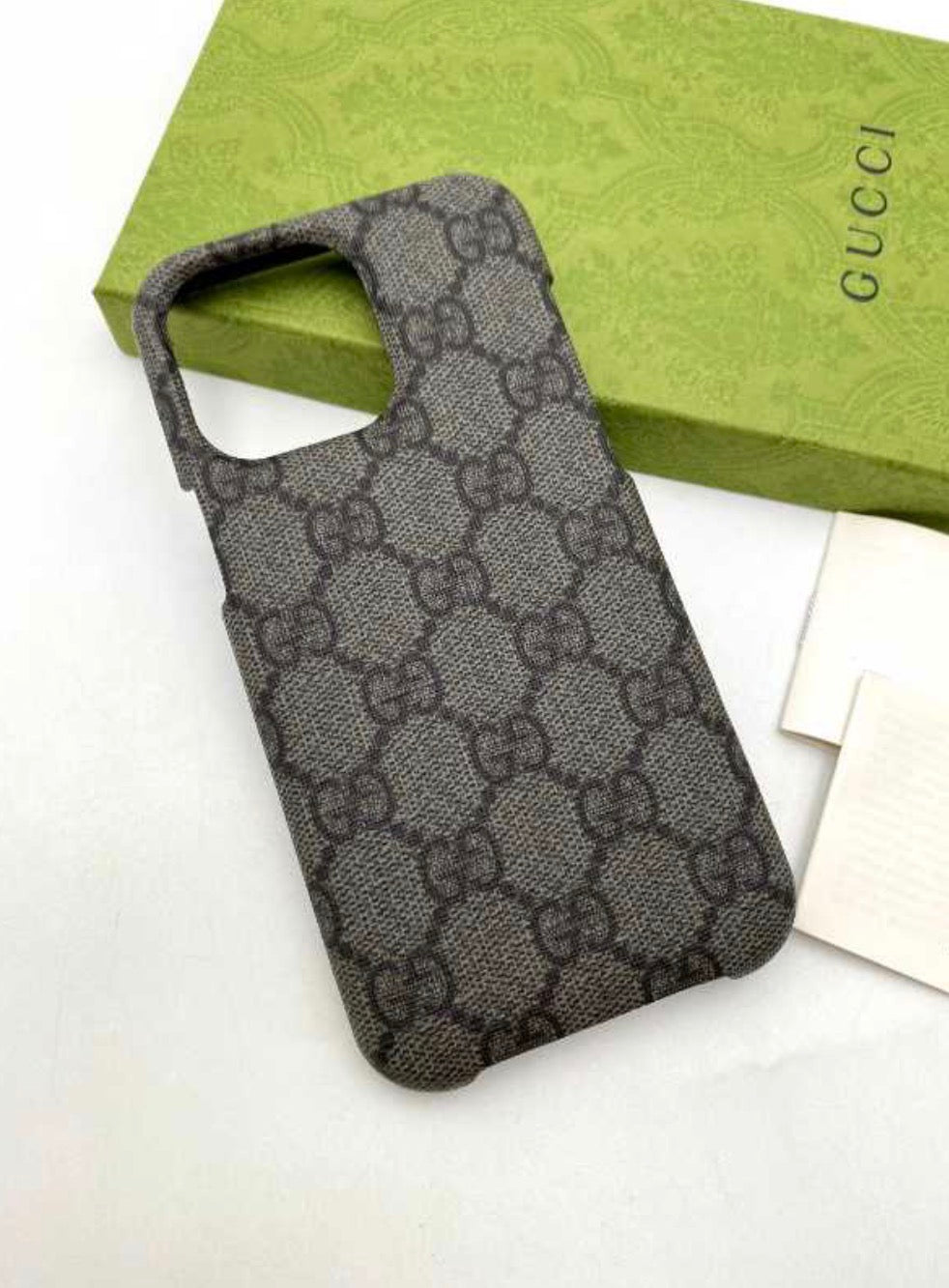Luxury Black Monogram Premium Phone Case