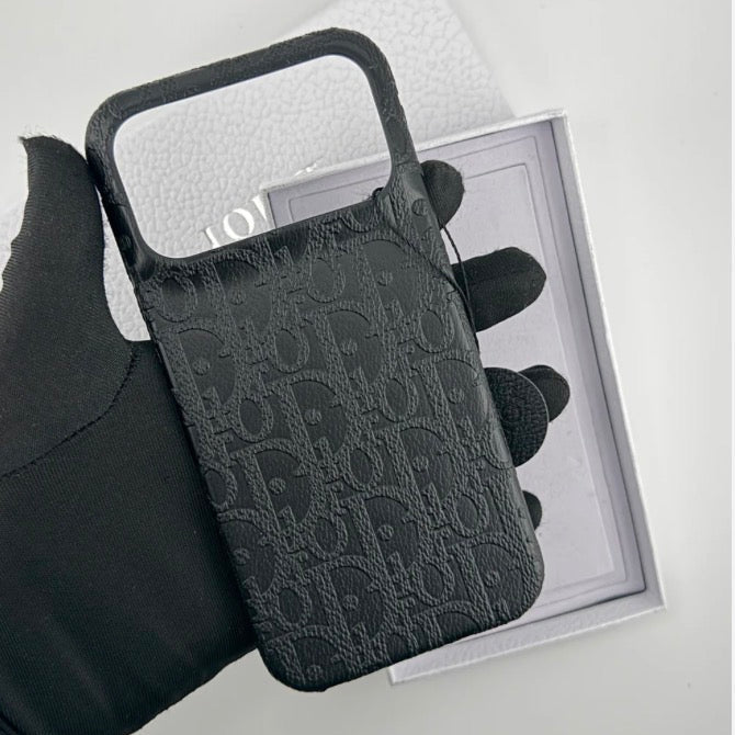 Premium iphone black d case
