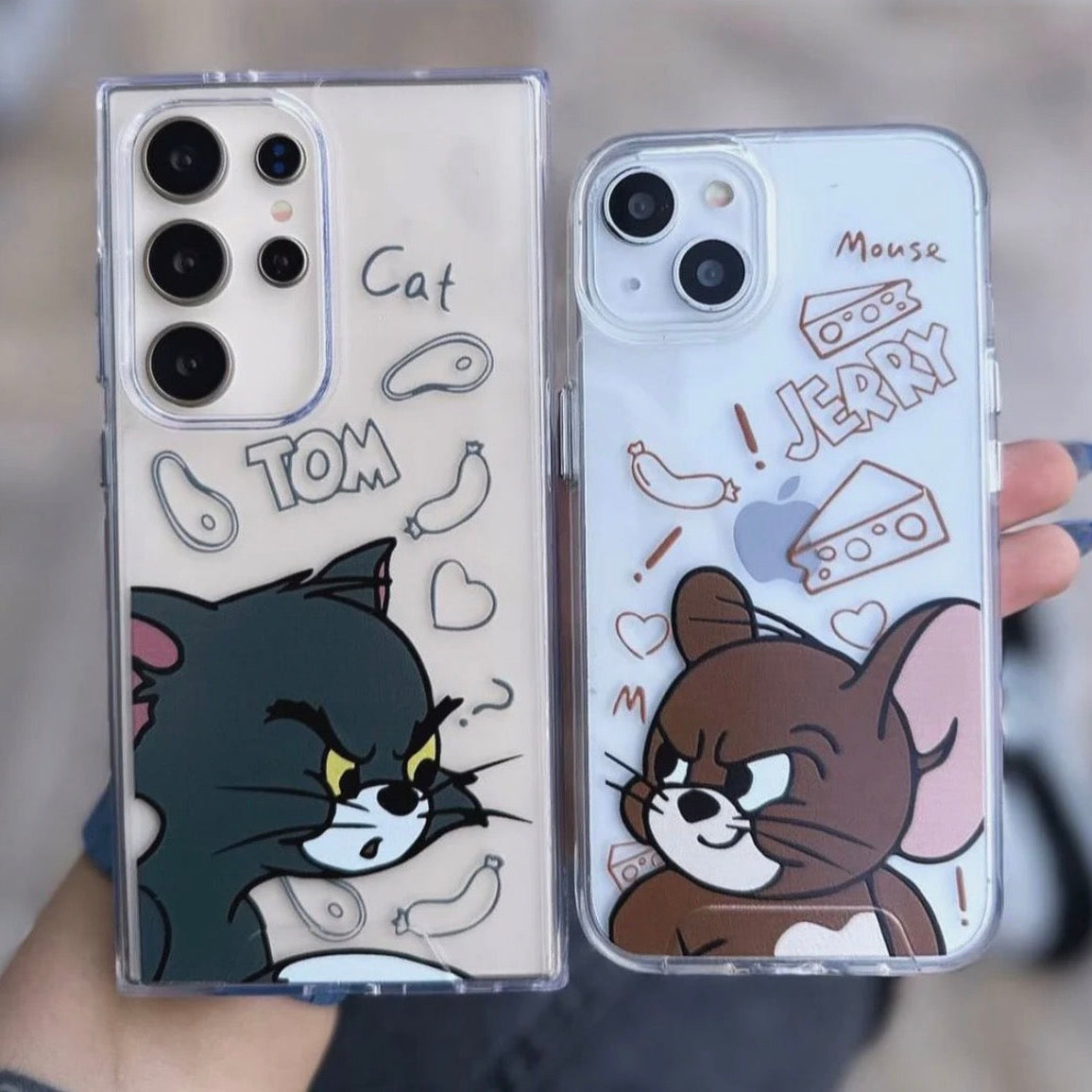 TOM & JERRY Semi Transparent Cxt Cases