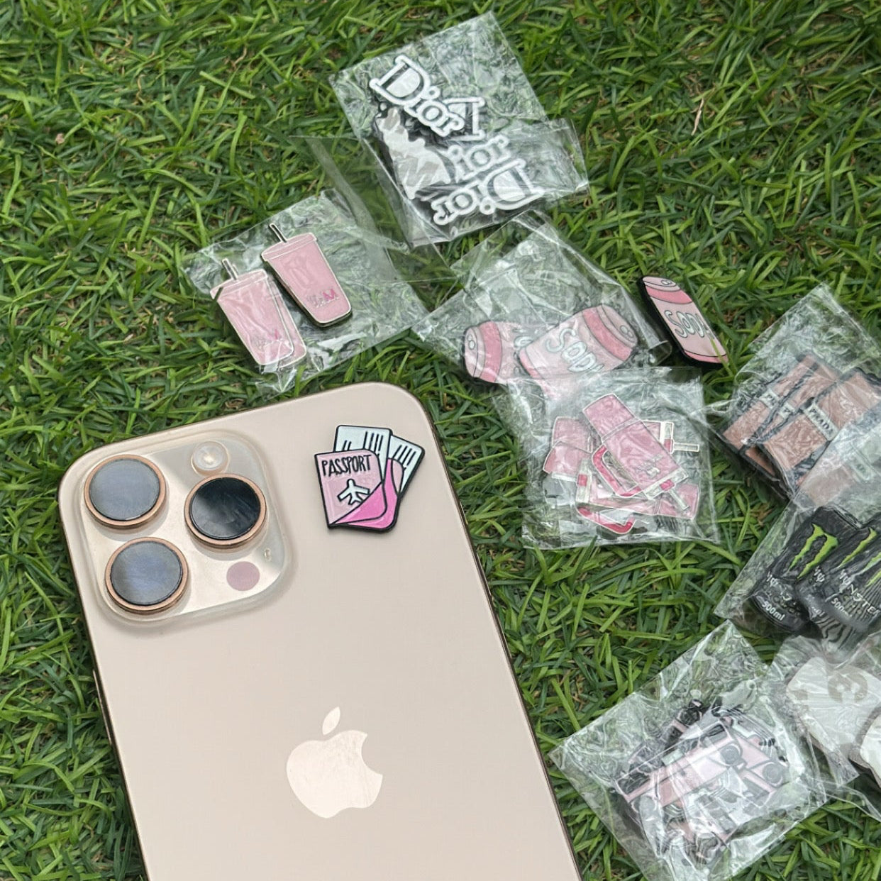 Pink Passport Metal Sticker – Travel Edition
