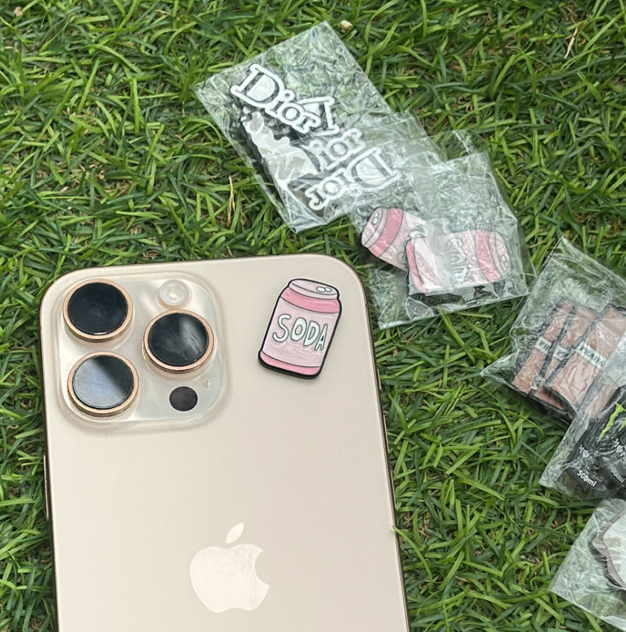 Pink Soda Can Metal Sticker – Cute & Aesthetic