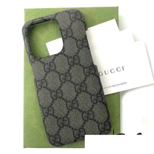 Luxury Black Monogram Premium Phone Case