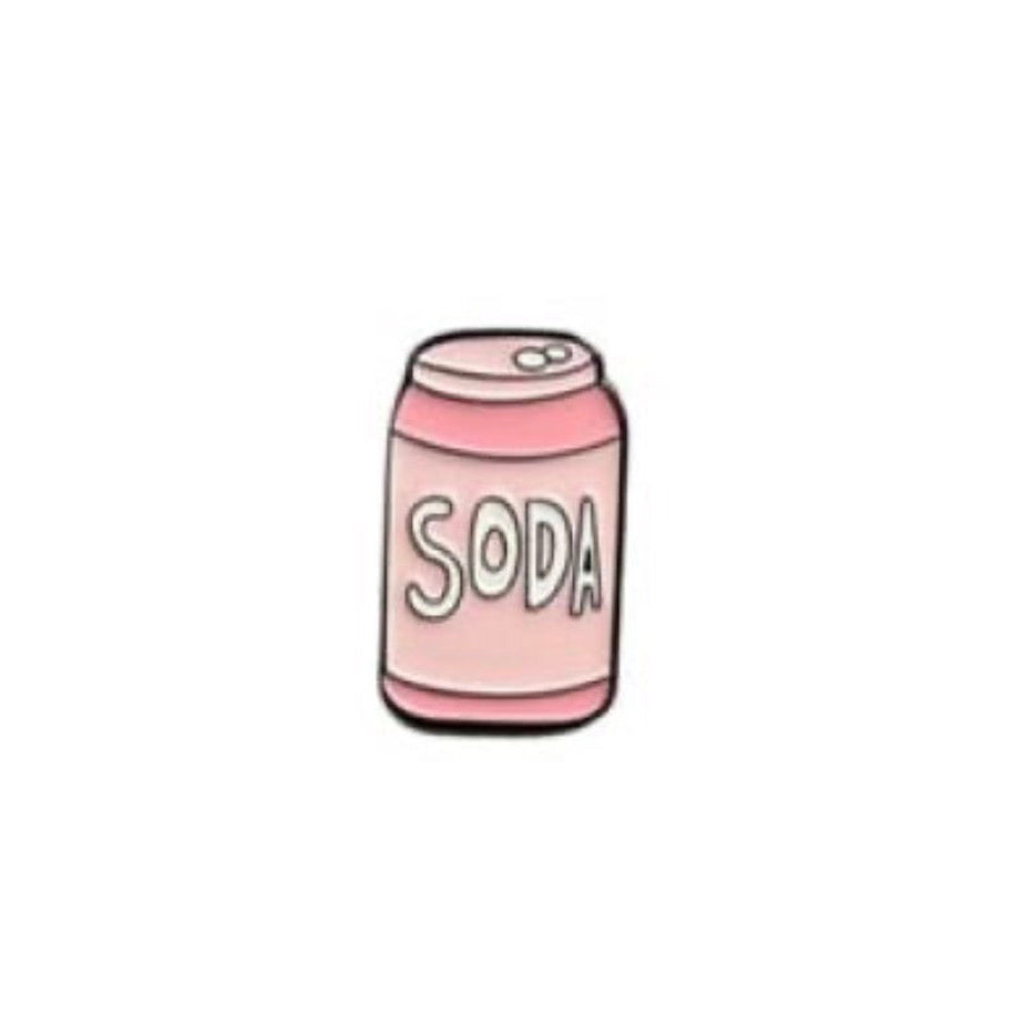 Pink Soda Can Metal Sticker – Cute & Aesthetic