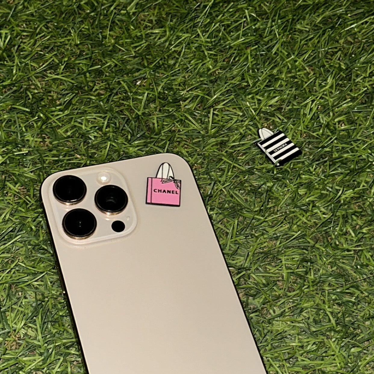 Branded Shopping Bag Metal Sticker