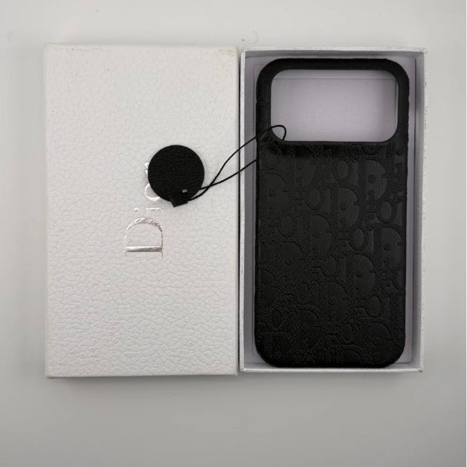 Premium iphone black d case