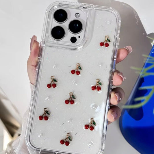 New Cherry 🍒 Shimmer Glittery Case