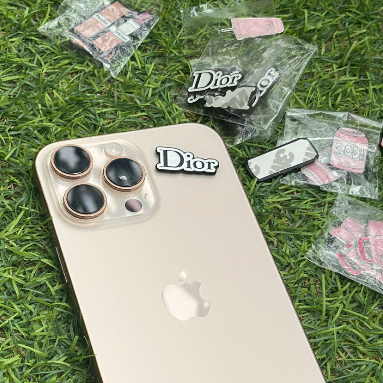 Mini Branded Metal Sticker | Premium Luxury Logo