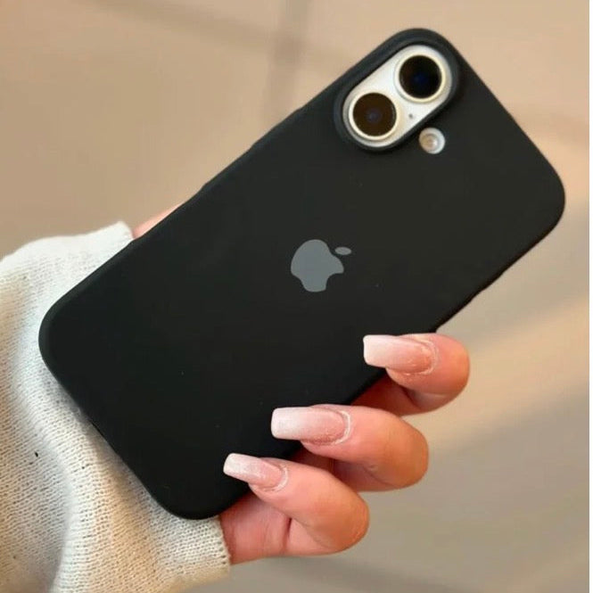 Iphone Black Silicone Case
