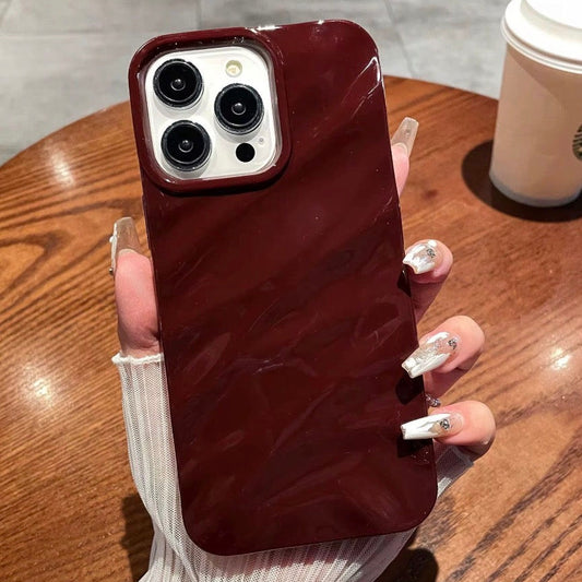 Glossy maroon case