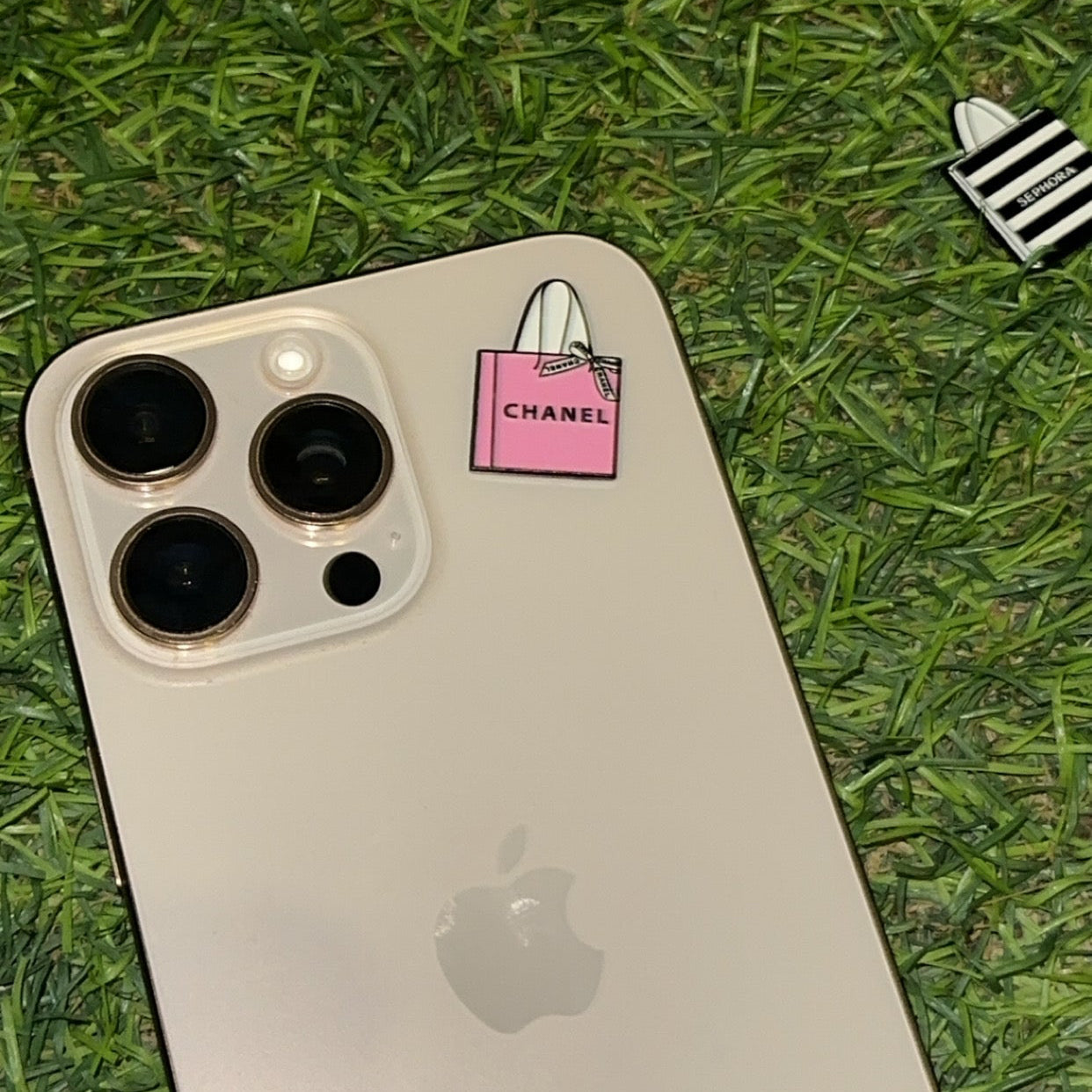 Branded Shopping Bag Metal Sticker