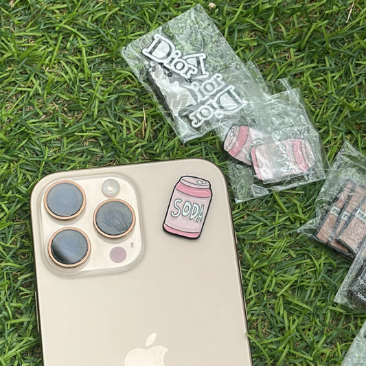 Pink Soda Can Metal Sticker – Cute & Aesthetic