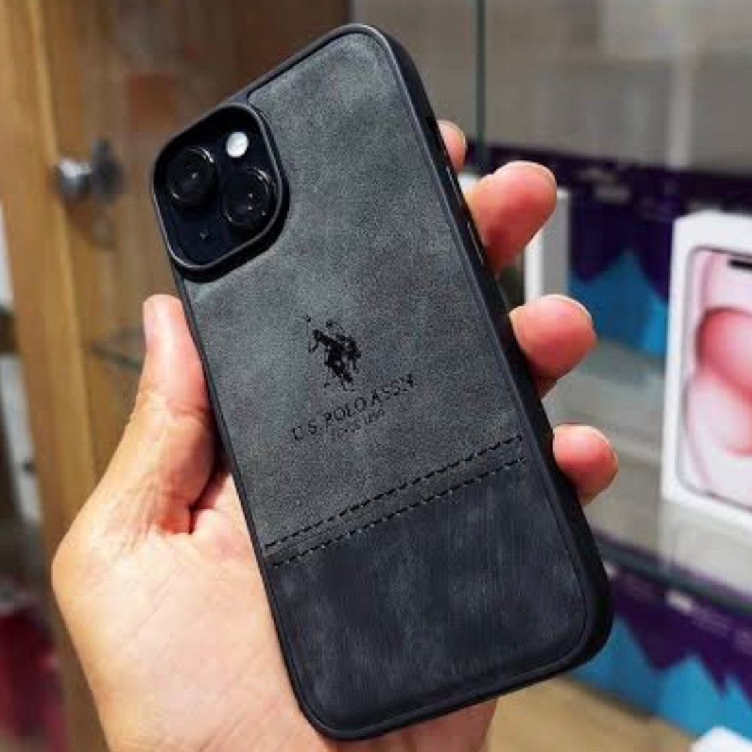 Suede Leather Polo Premium case